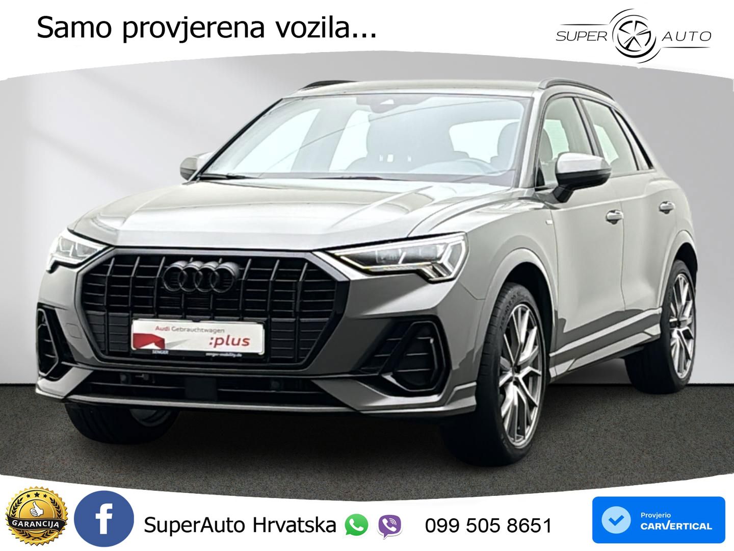 Audi Q3 35 TFSI (150 KS) S tronic S line LED+GR SJED+ACC