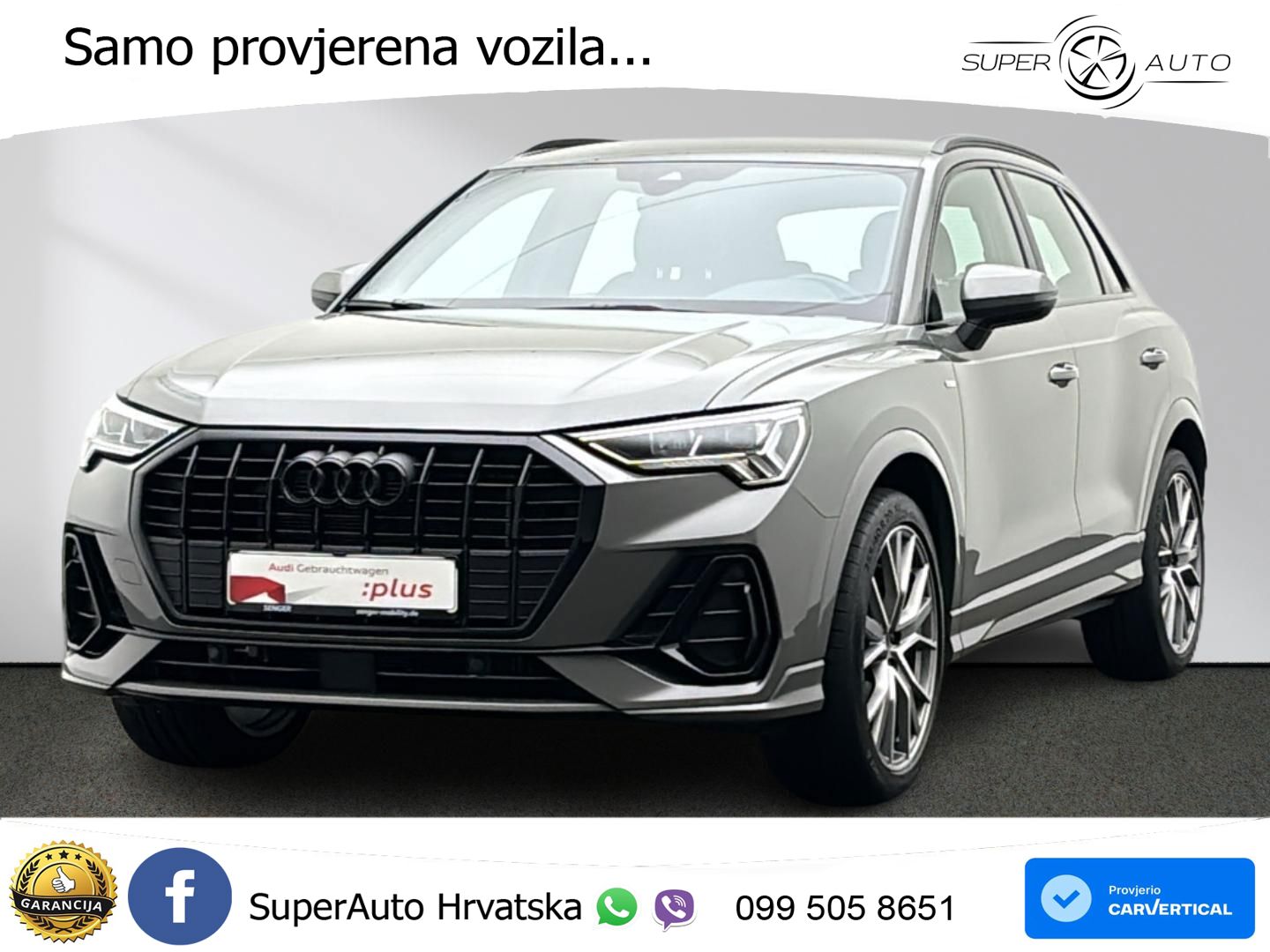 Audi Q3 35 TFSI (150 KS) S tronic S line LED+GR SJED+ACC