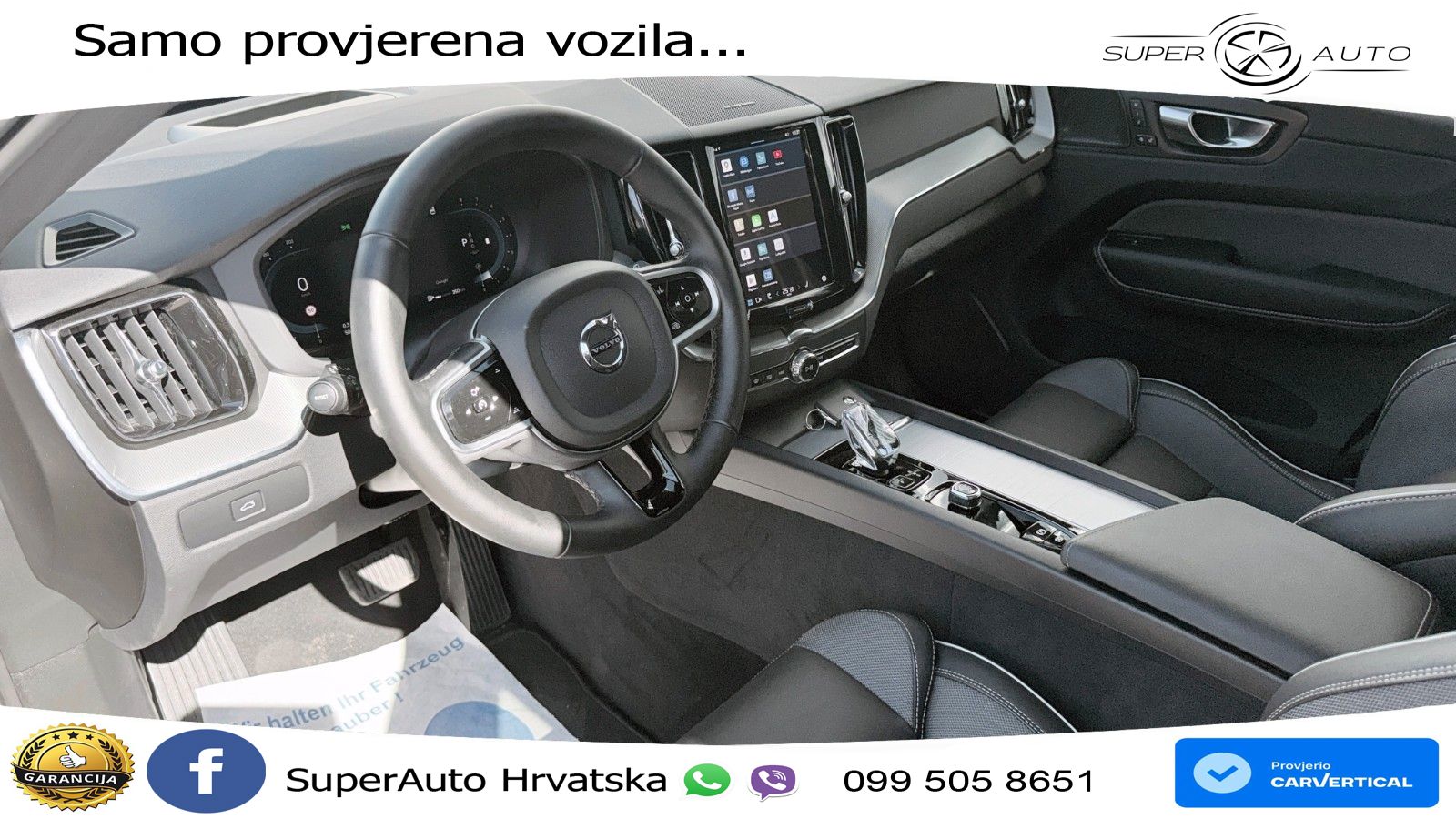 Volvo XC60 B5 Benzin AWD Geartronic ZRAČNI+ACC+GR SJED+KAM+PANO