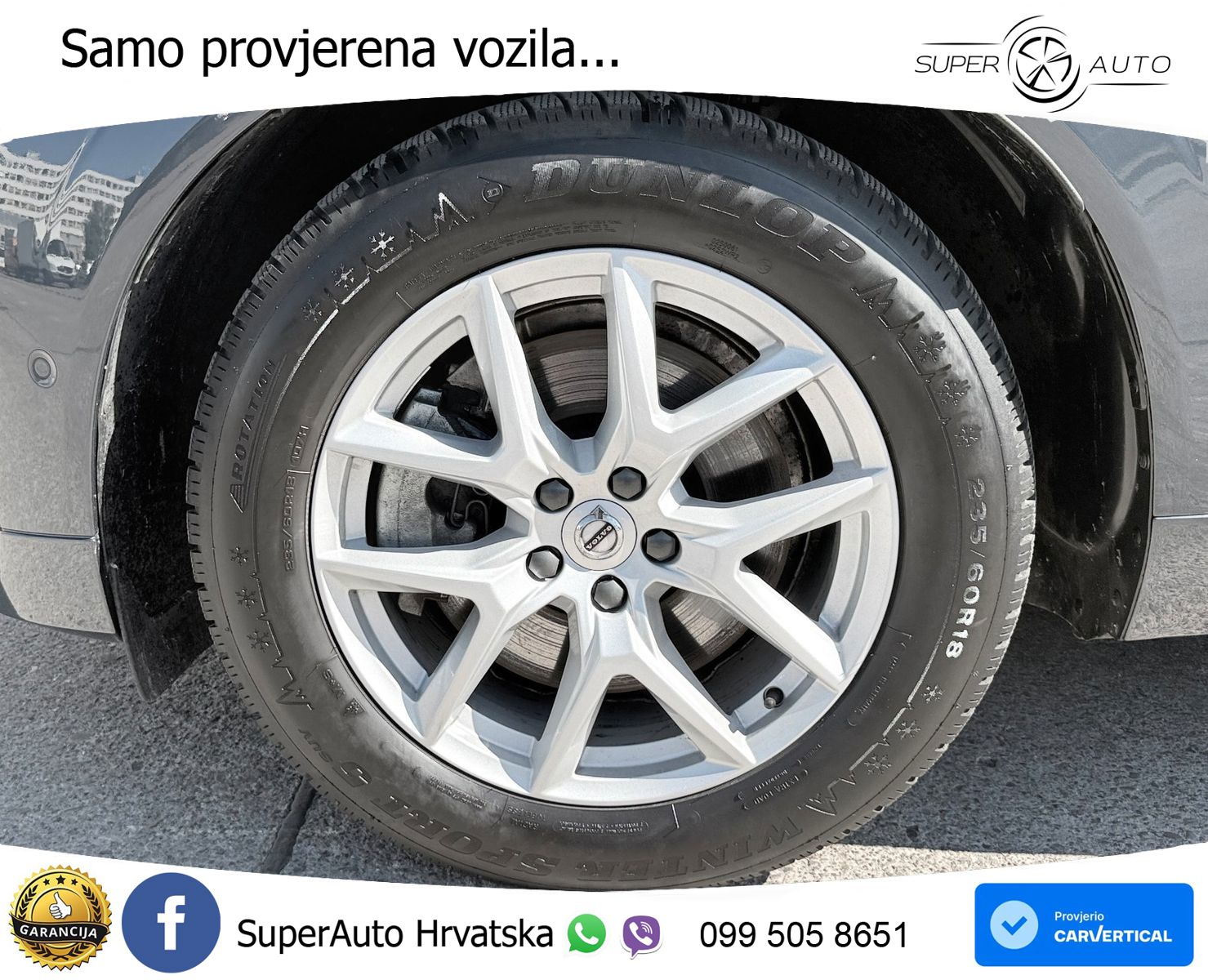Volvo XC60 B5 Benzin AWD Geartronic ZRAČNI+ACC+GR SJED+KAM+PANO