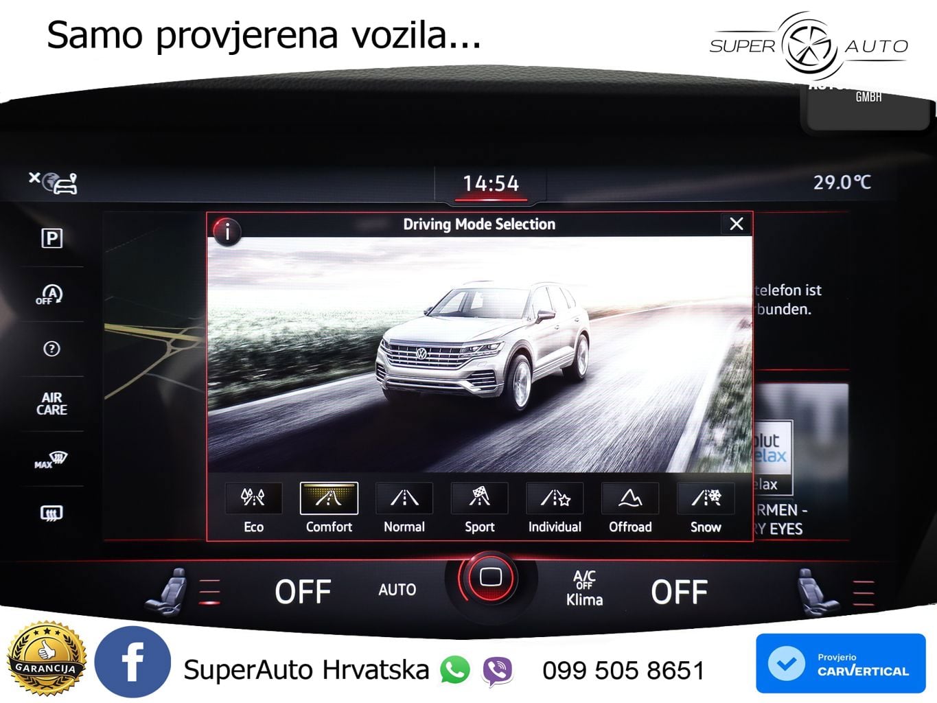 Volkswagen Touareg 3.0 V6 TDI (231 KS) 4MOTION Tiptronic R-Line ZRAČNI+ACC+GR SJED+KAM+PANO
