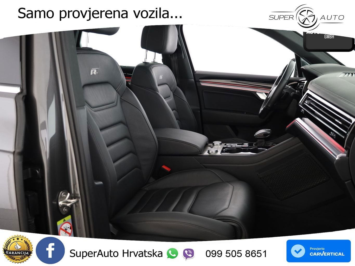 Volkswagen Touareg 3.0 V6 TDI (231 KS) 4MOTION Tiptronic R-Line ZRAČNI+ACC+GR SJED+KAM+PANO