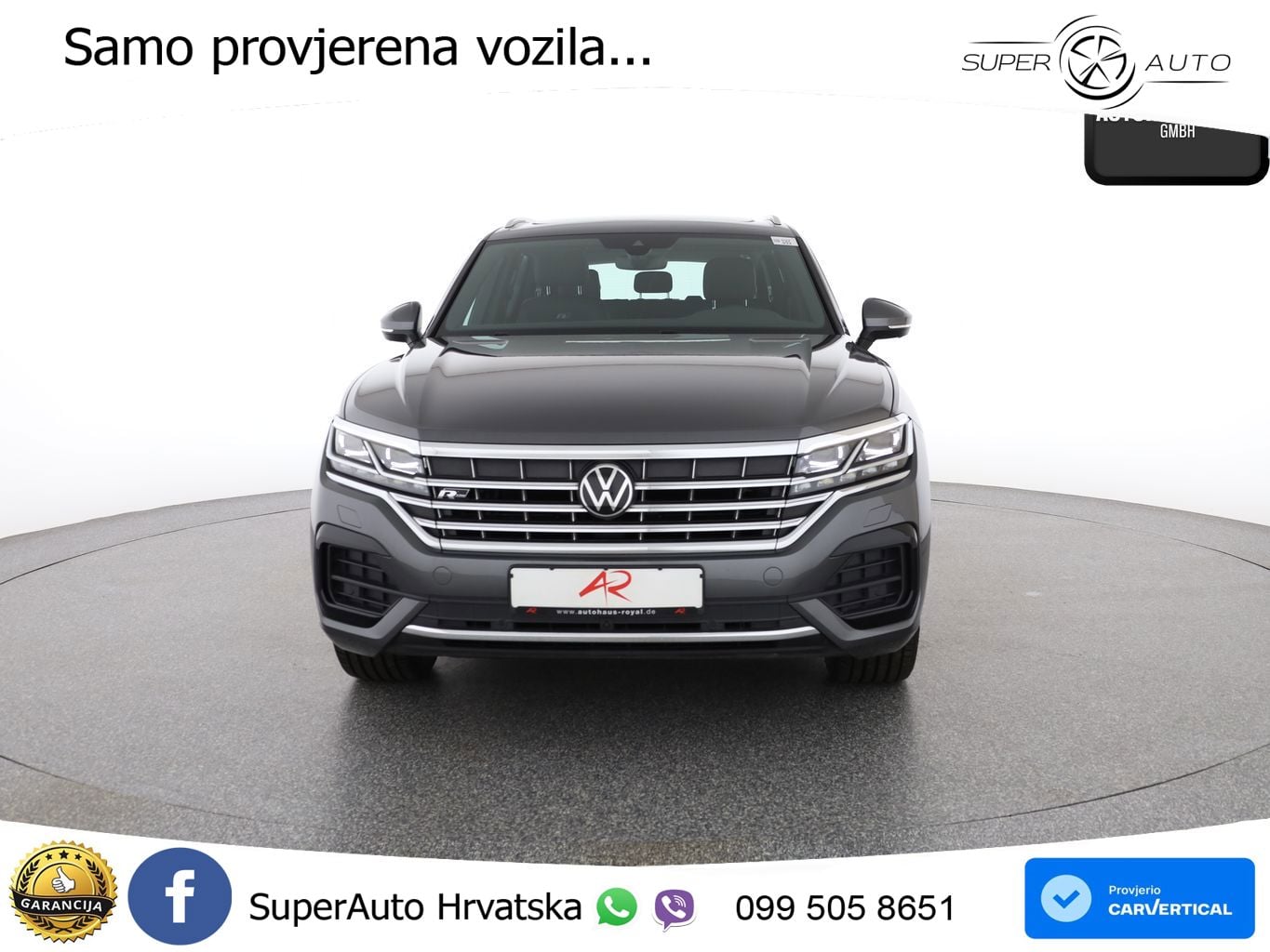 Volkswagen Touareg 3.0 V6 TDI (231 KS) 4MOTION Tiptronic R-Line ZRAČNI+ACC+GR SJED+KAM+PANO
