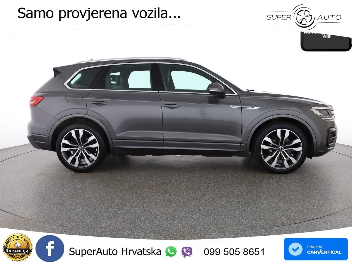 Volkswagen Touareg 3.0 V6 TDI (231 KS) 4MOTION Tiptronic R-Line ZRAČNI+ACC+GR SJED+KAM+PANO