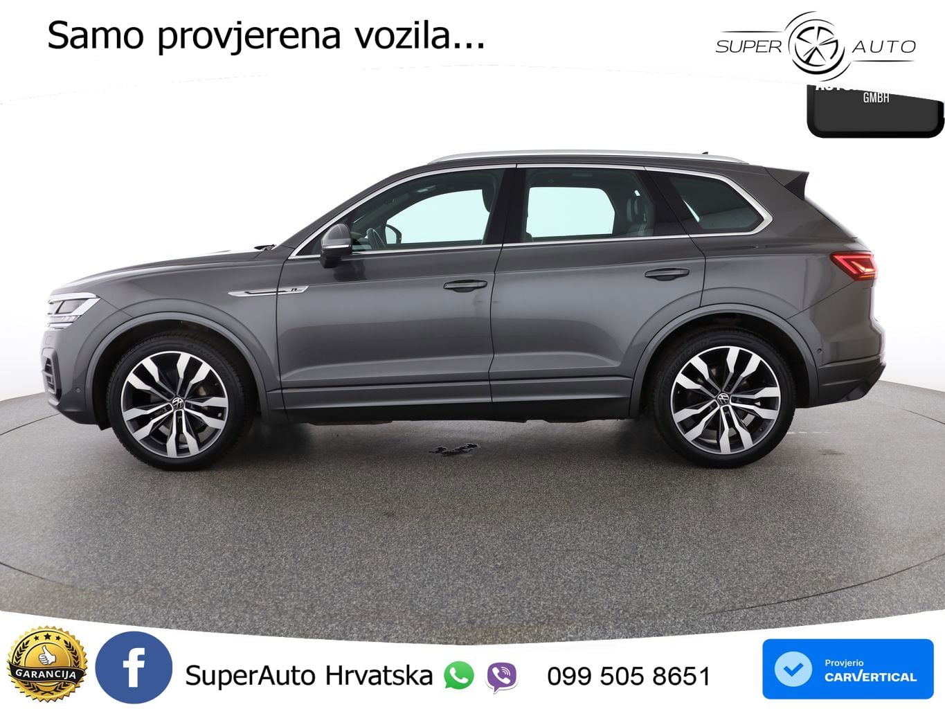 Volkswagen Touareg 3.0 V6 TDI (231 KS) 4MOTION Tiptronic R-Line ZRAČNI+ACC+GR SJED+KAM+PANO
