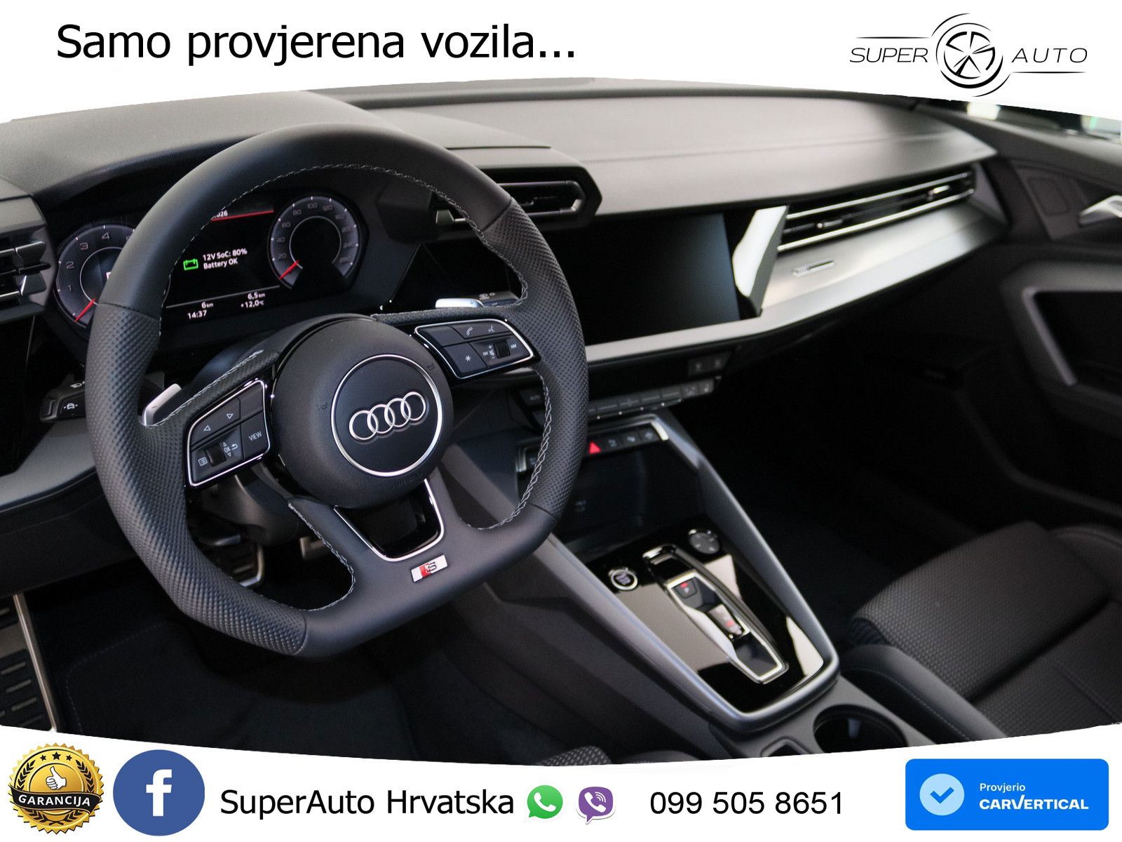Audi A3 Limuzina 35 TFSI (150 KS) S tronic S line LED+GR SJED+ACC