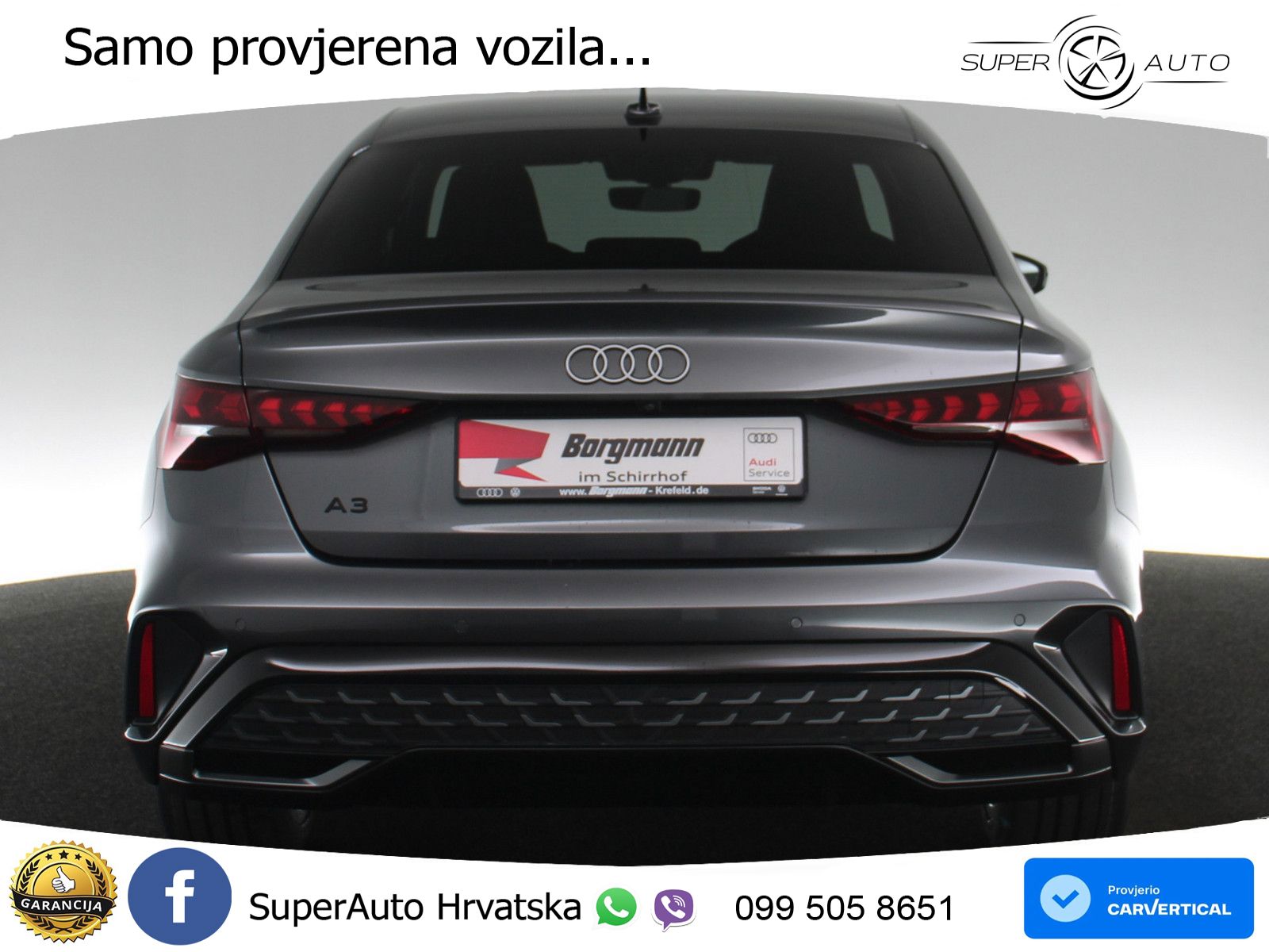 Audi A3 Limuzina 35 TFSI (150 KS) S tronic S line LED+GR SJED+ACC