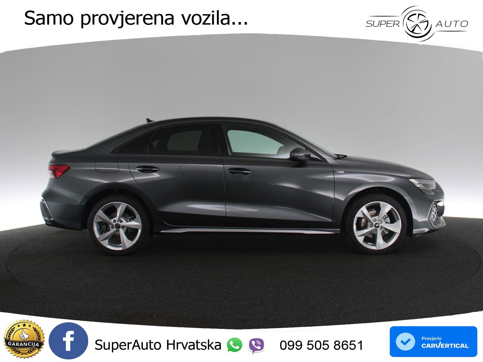 Audi A3 Limuzina 35 TFSI (150 KS) S tronic S line LED+GR SJED+ACC