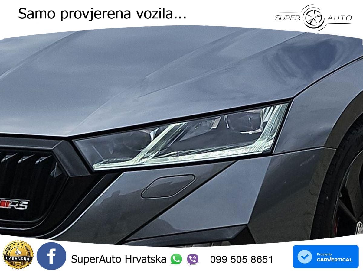 Škoda Octavia Combi RS 2.0 TDI (200 KS) DSG LED+GR SJED+ACC