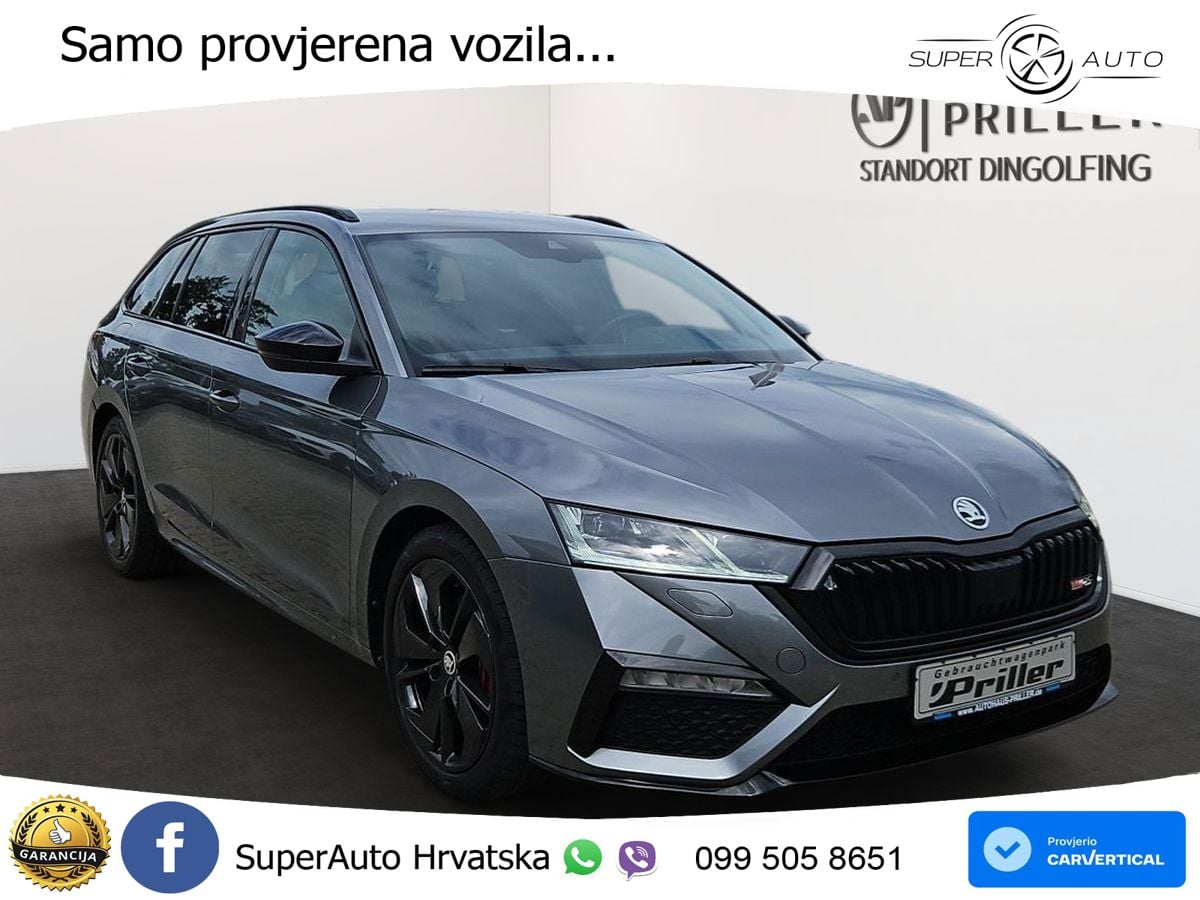 Škoda Octavia Combi RS 2.0 TDI (200 KS) DSG LED+GR SJED+ACC