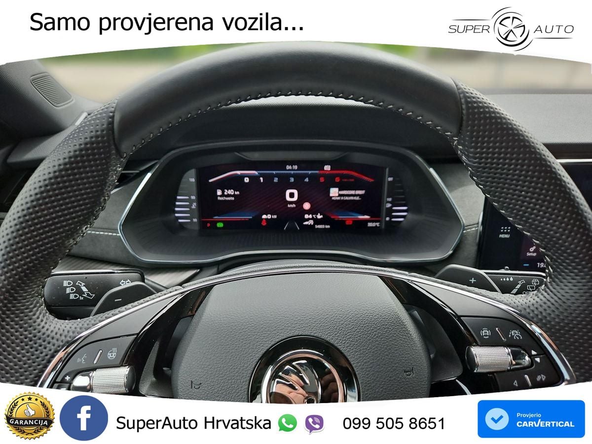Škoda Octavia Combi RS 2.0 TDI (200 KS) DSG LED+GR SJED+ACC