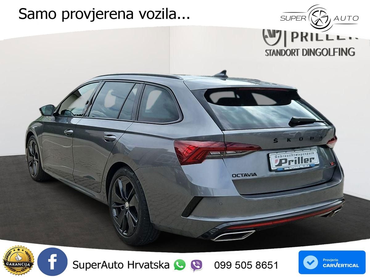 Škoda Octavia Combi RS 2.0 TDI (200 KS) DSG LED+GR SJED+ACC