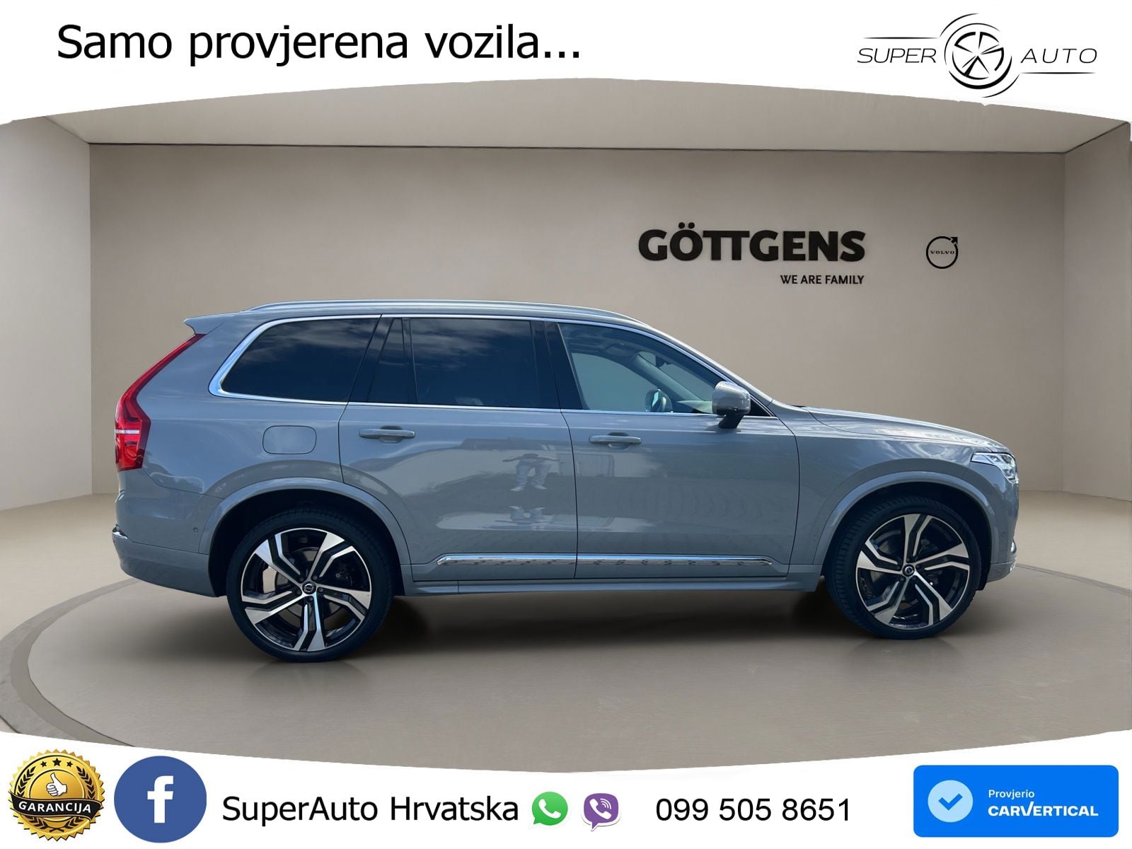 Volvo XC90 2.0 B5 Diesel AWD Automatic ACC+HEAD+4xGR SJED+360+PANO