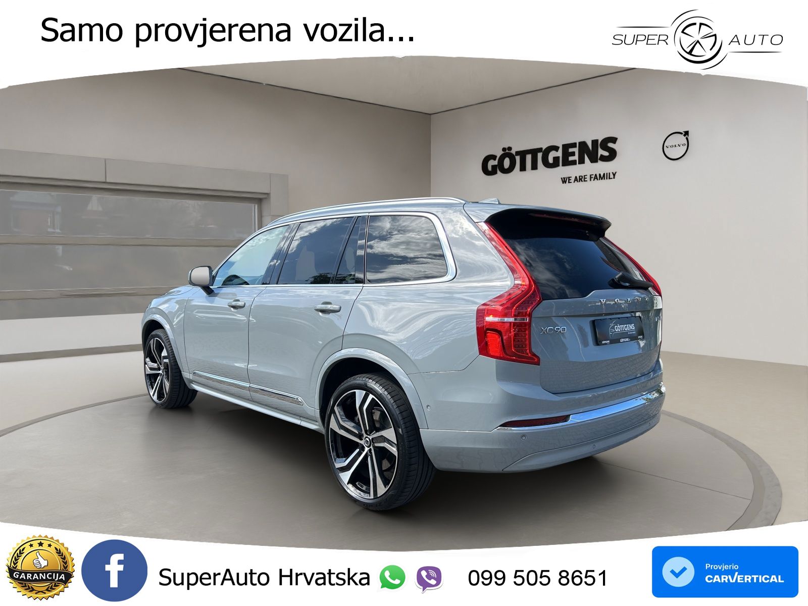 Volvo XC90 2.0 B5 Diesel AWD Automatic ACC+HEAD+4xGR SJED+360+PANO