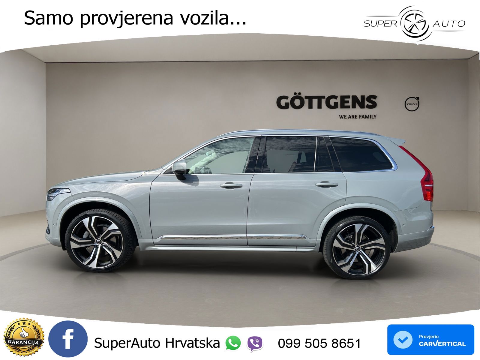 Volvo XC90 2.0 B5 Diesel AWD Automatic ACC+HEAD+4xGR SJED+360+PANO