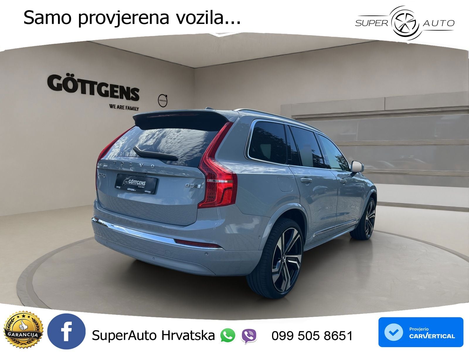 Volvo XC90 2.0 B5 Diesel AWD Automatic ACC+HEAD+4xGR SJED+360+PANO