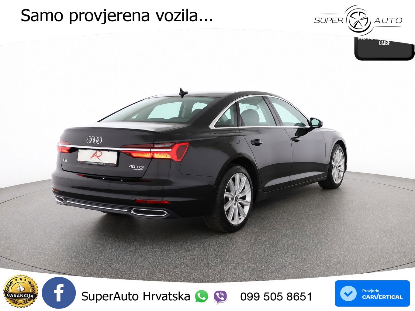 Audi A6 40 TDI (204 KS) quattro ultra S tronic S line LED+GR SJED+ACC
