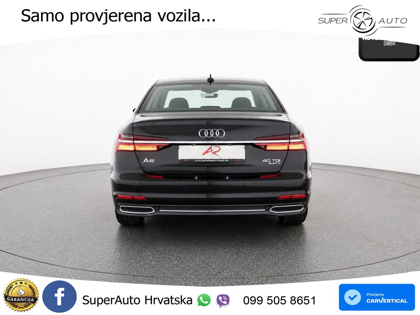 Audi A6 40 TDI (204 KS) quattro ultra S tronic S line LED+GR SJED+ACC