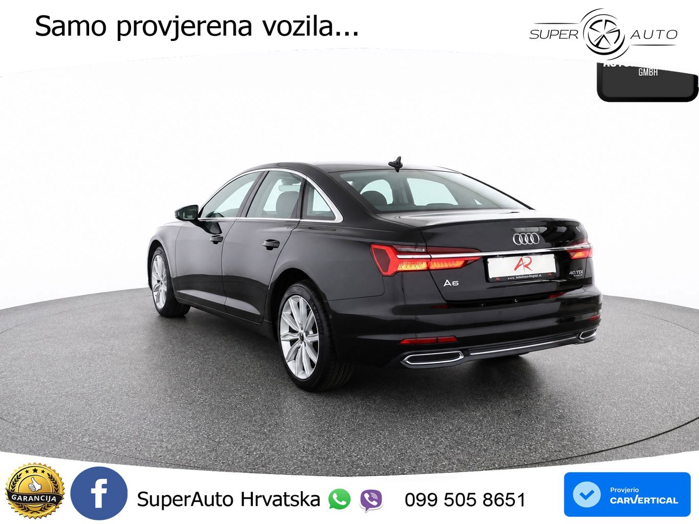 Audi A6 40 TDI (204 KS) quattro ultra S tronic S line LED+GR SJED+ACC