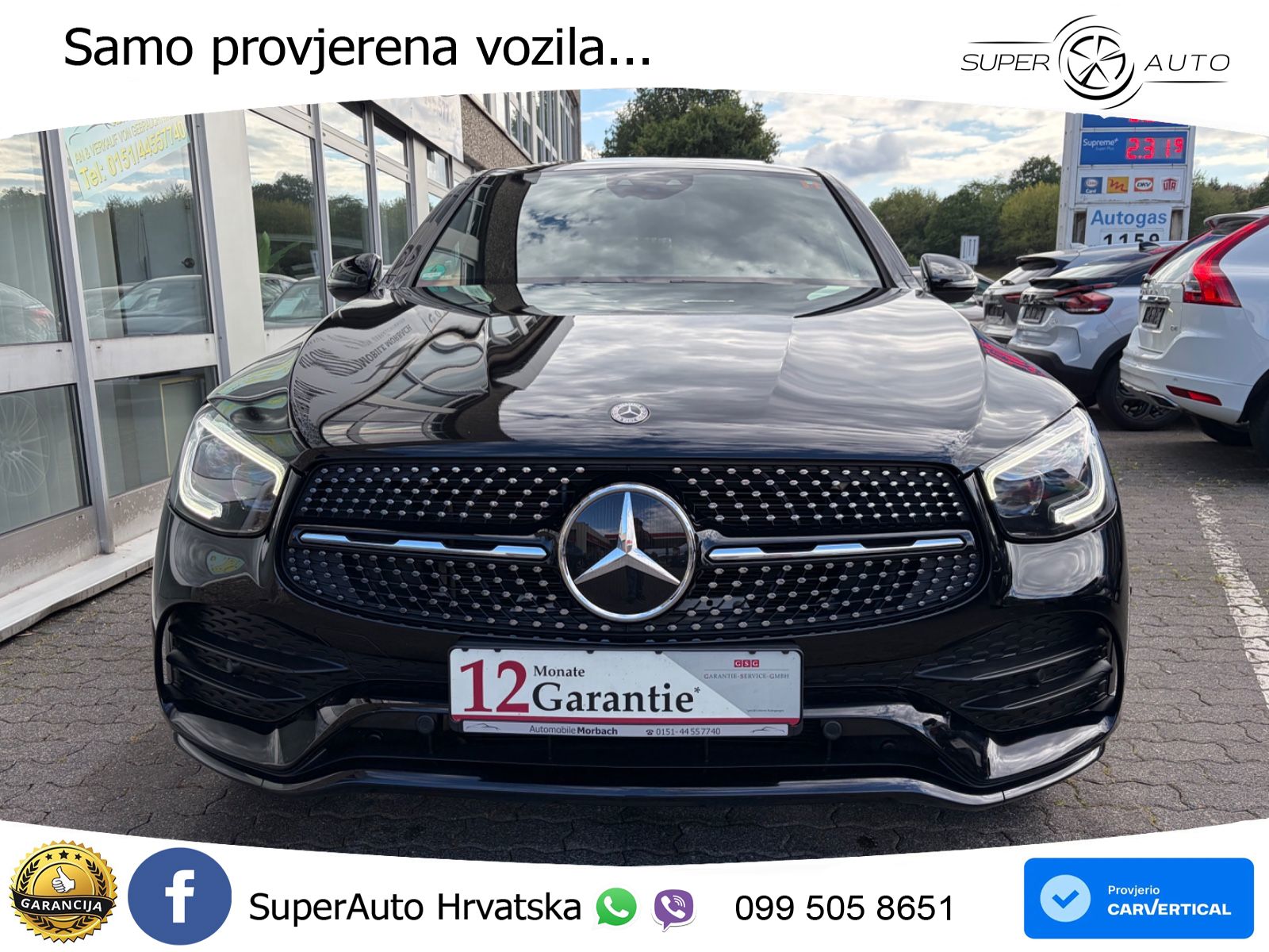 Mercedes GLC Coupe 220d (194 KS) 4MATIC G-TRONIC AMG LED+GR SJED+ACC