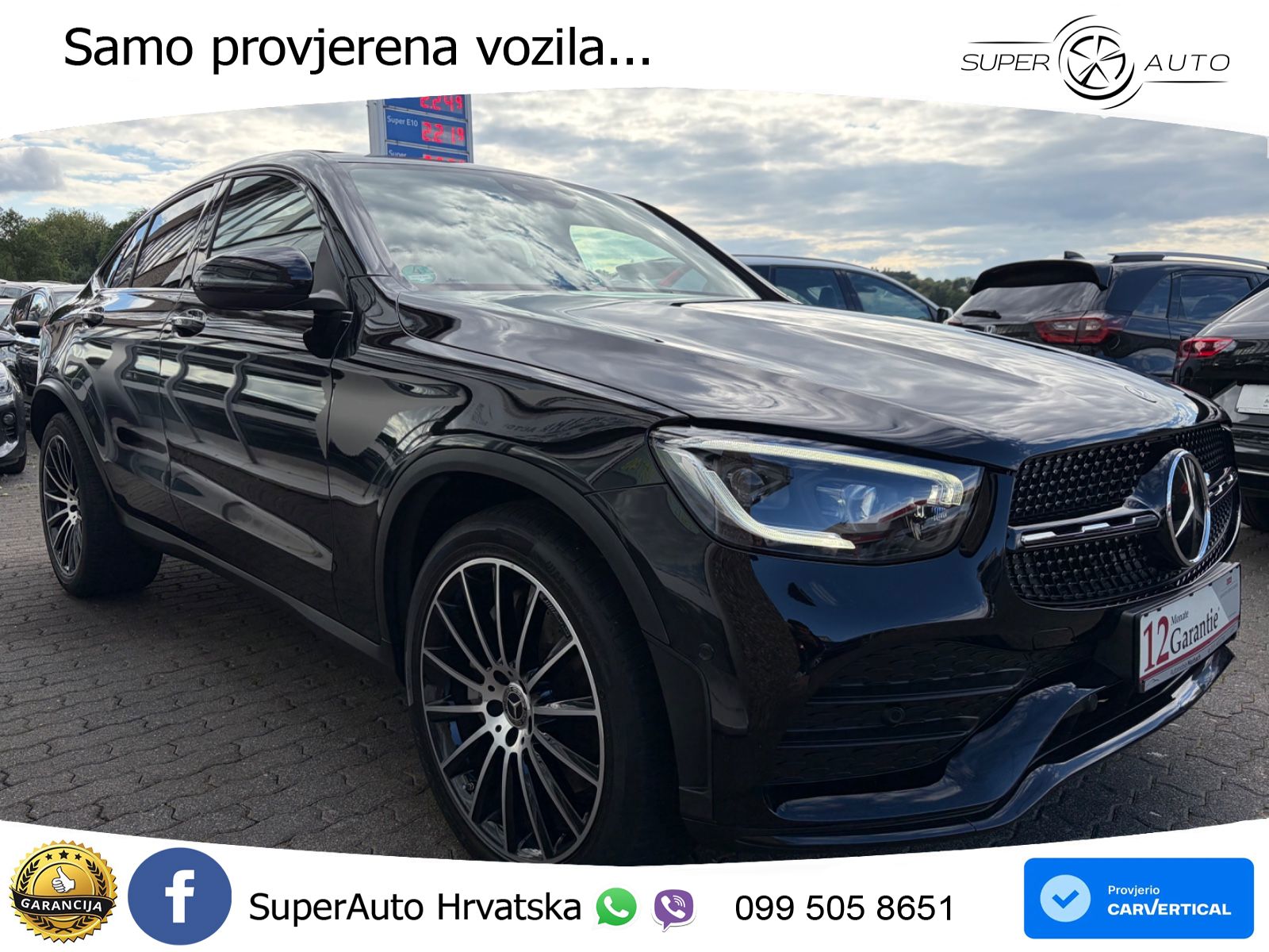 Mercedes GLC Coupe 220d (194 KS) 4MATIC G-TRONIC AMG LED+GR SJED+ACC