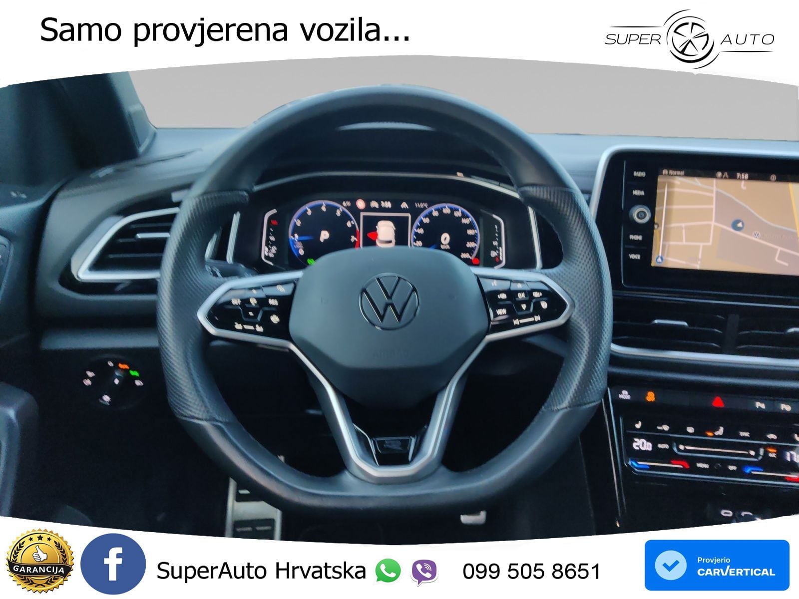 Volkswagen T-Roc 1.5 TSI (150 KS) DSG R-Line LED+GR SJED+ACC