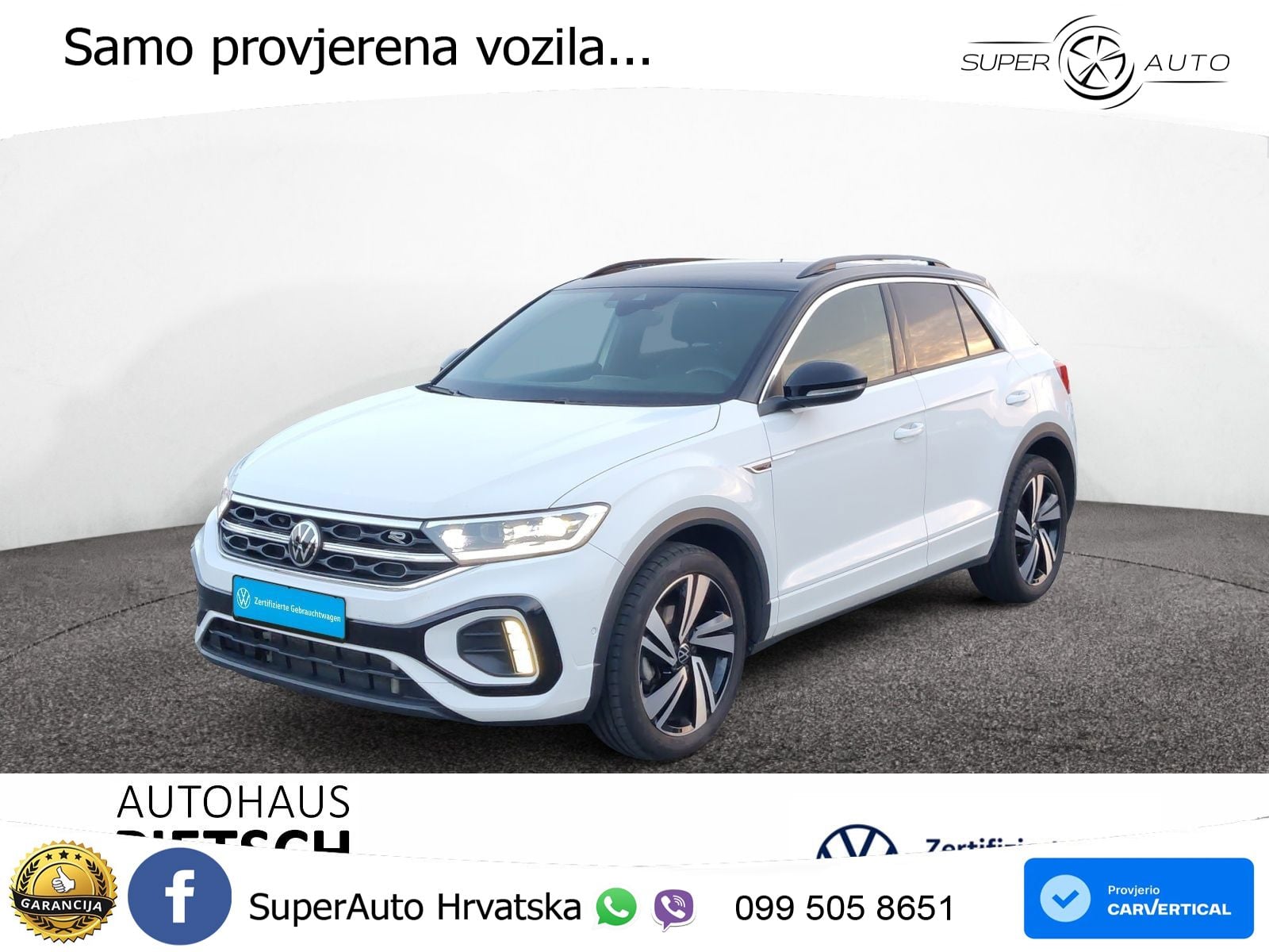 Volkswagen T-Roc 1.5 TSI (150 KS) DSG R-Line LED+GR SJED+ACC