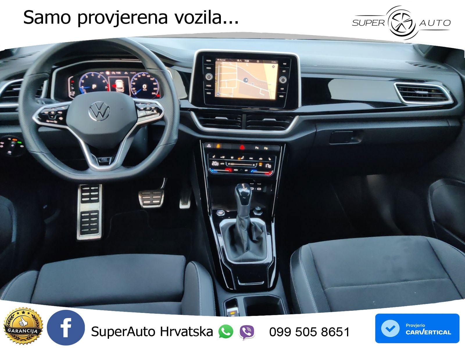 Volkswagen T-Roc 1.5 TSI (150 KS) DSG R-Line LED+GR SJED+ACC