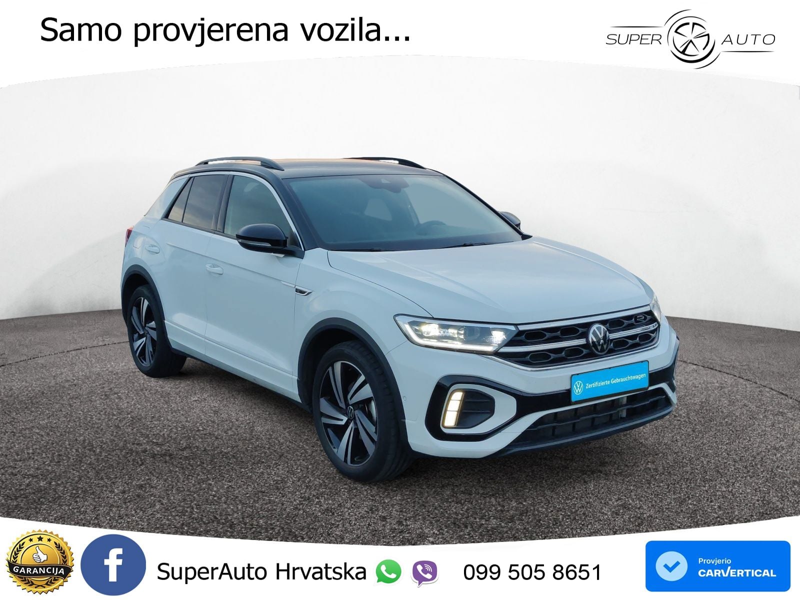 Volkswagen T-Roc 1.5 TSI (150 KS) DSG R-Line LED+GR SJED+ACC