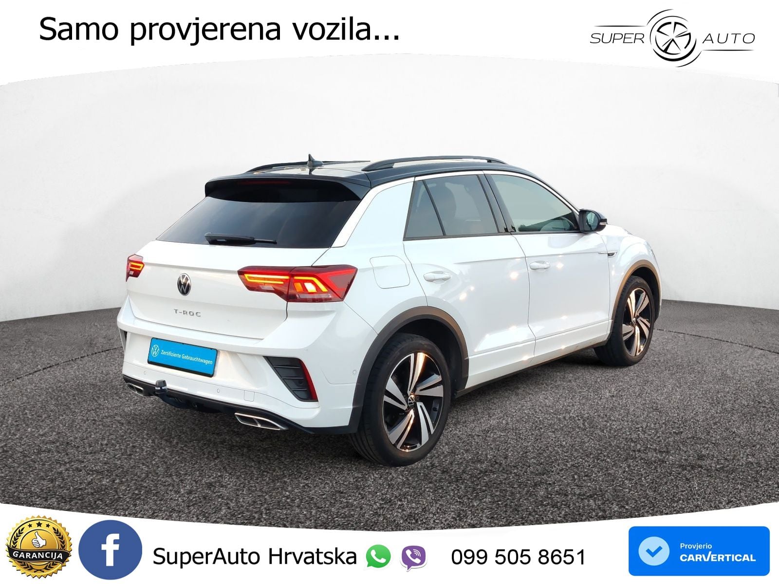 Volkswagen T-Roc 1.5 TSI (150 KS) DSG R-Line LED+GR SJED+ACC