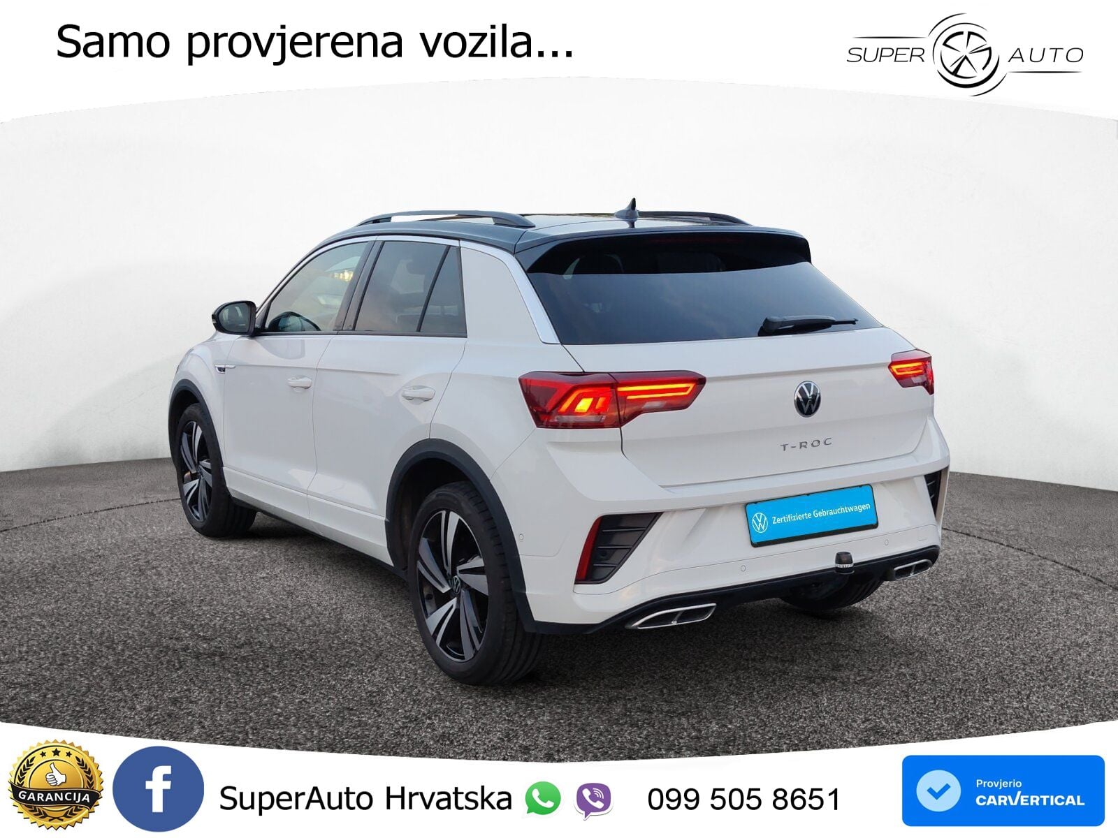 Volkswagen T-Roc 1.5 TSI (150 KS) DSG R-Line LED+GR SJED+ACC