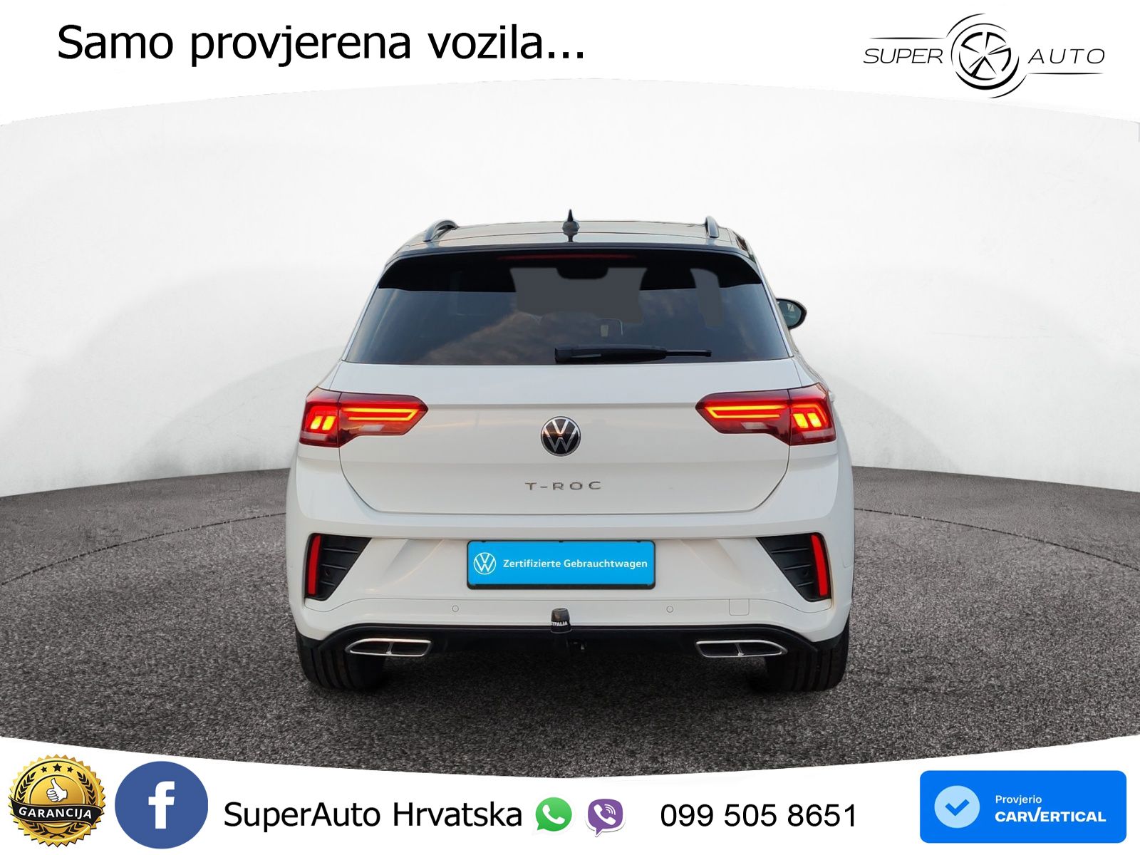 Volkswagen T-Roc 1.5 TSI (150 KS) DSG R-Line LED+GR SJED+ACC