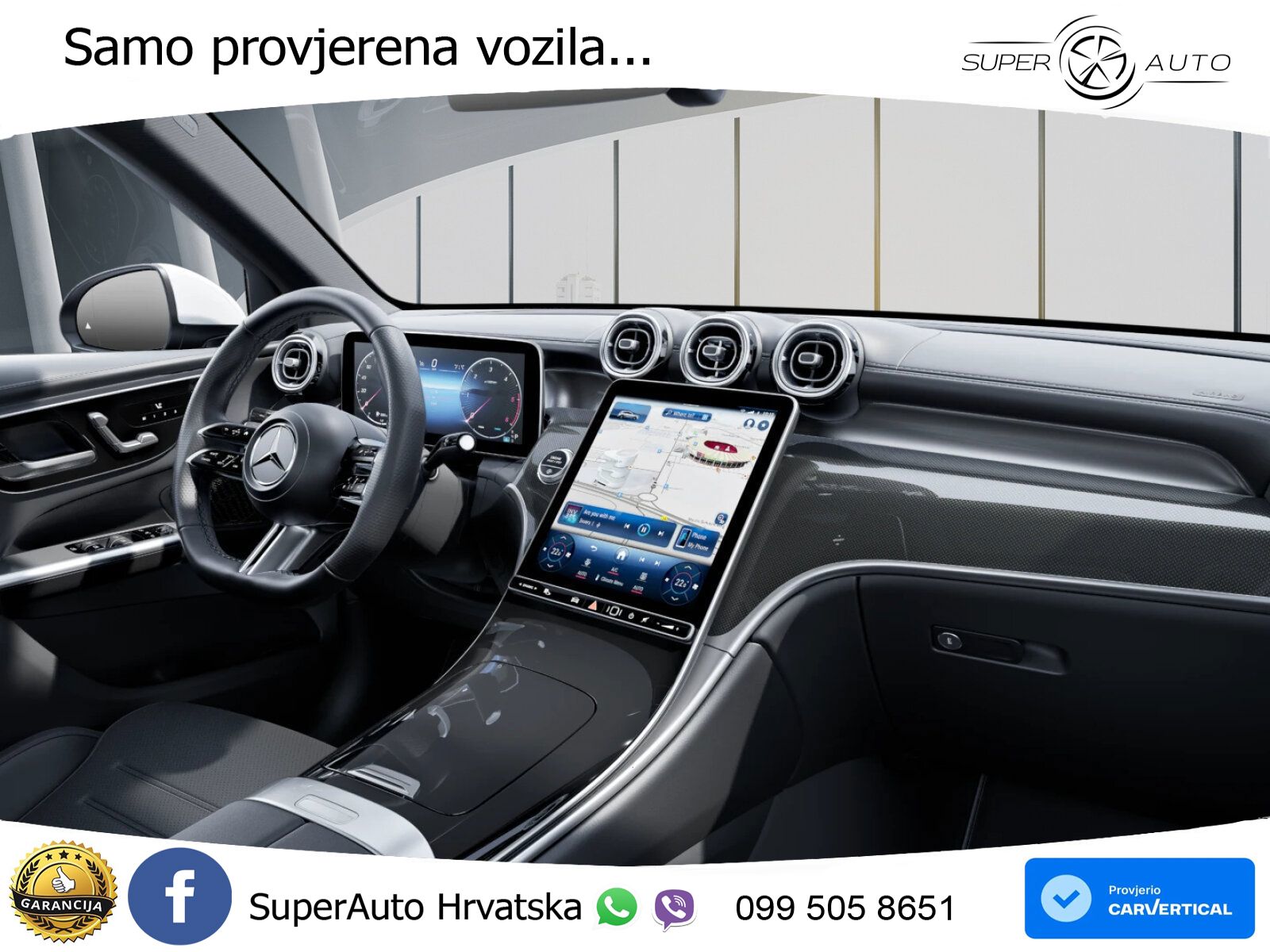 Mercedes GLC 300d (269 KS) 4MATIC 9G-TRONIC AMG ZRAČNI+ACC+GR SJED+KAM+PANO