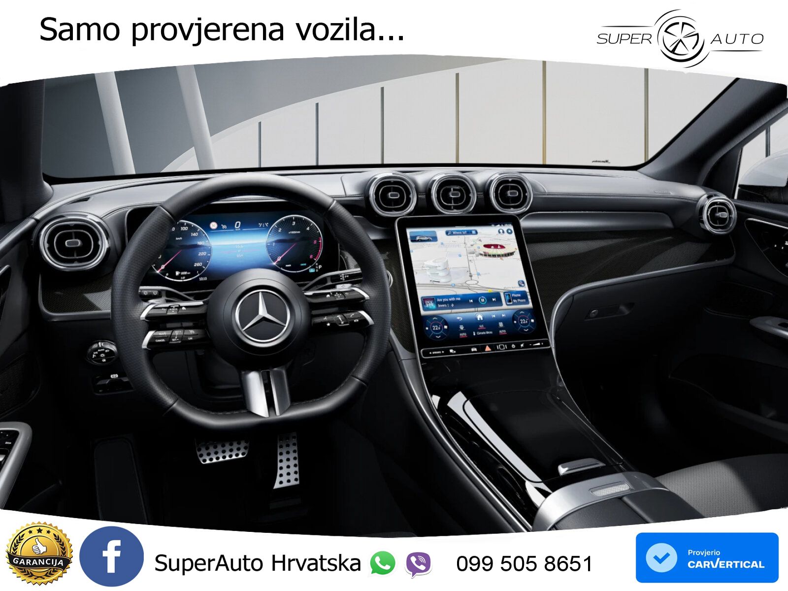 Mercedes GLC 300d (269 KS) 4MATIC 9G-TRONIC AMG ZRAČNI+ACC+GR SJED+KAM+PANO