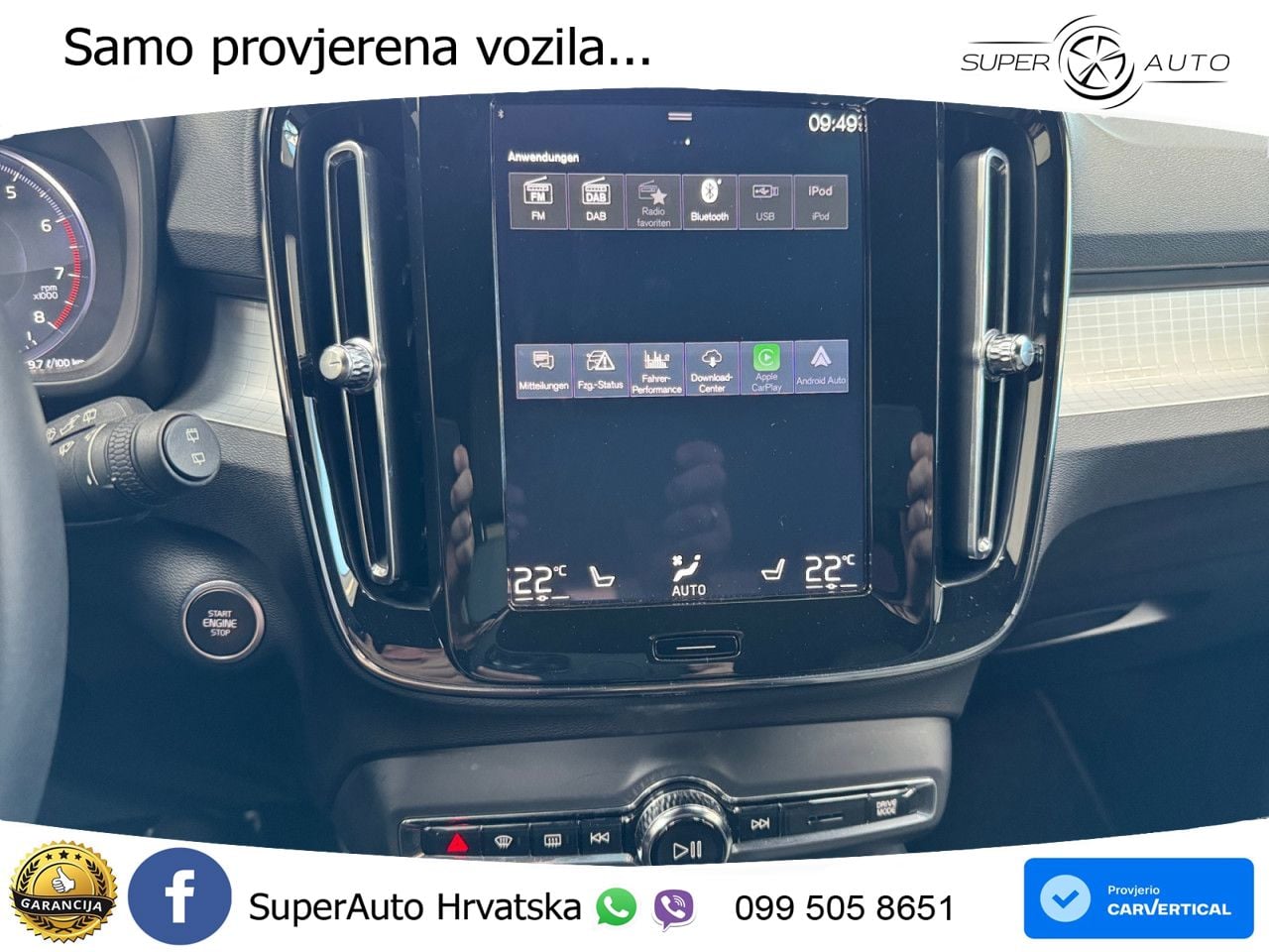 Volvo XC40 2.0 B3 163 KS Automatic LED+GR SJED+ACC