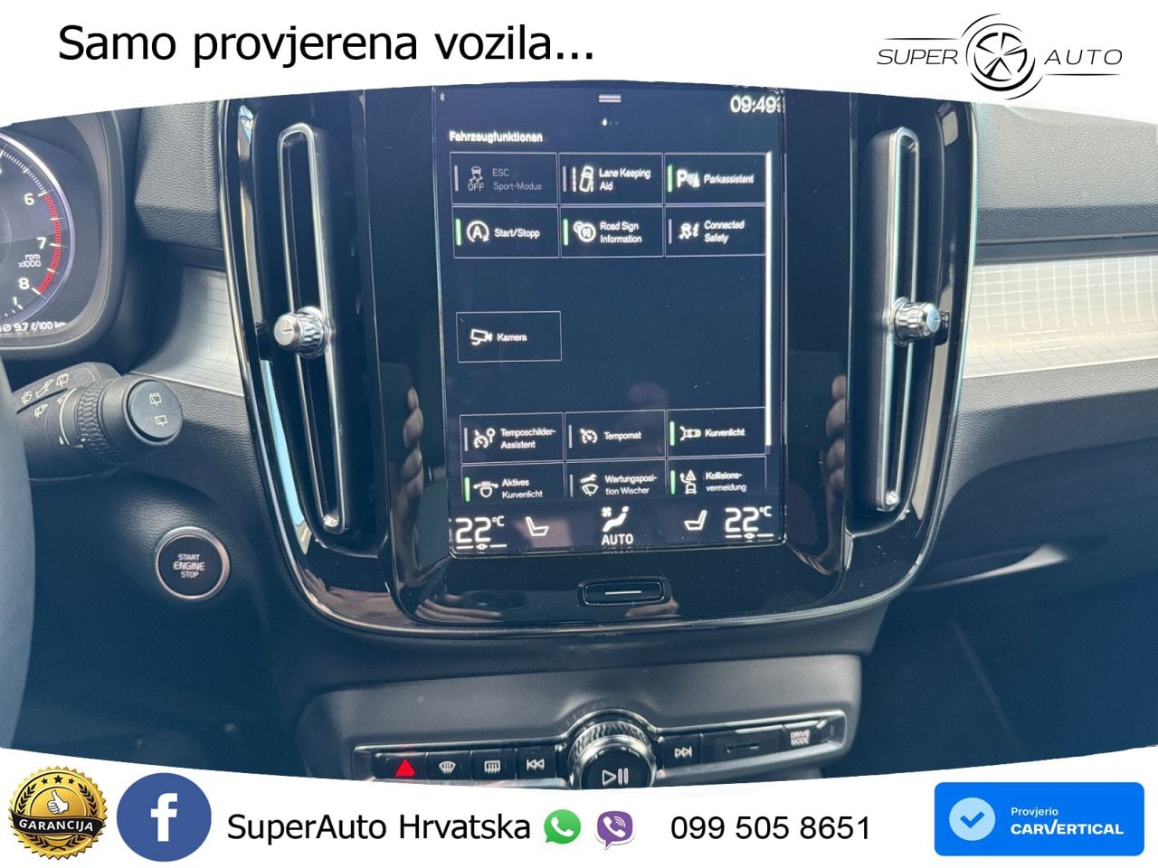 Volvo XC40 2.0 B3 163 KS Automatic LED+GR SJED+ACC