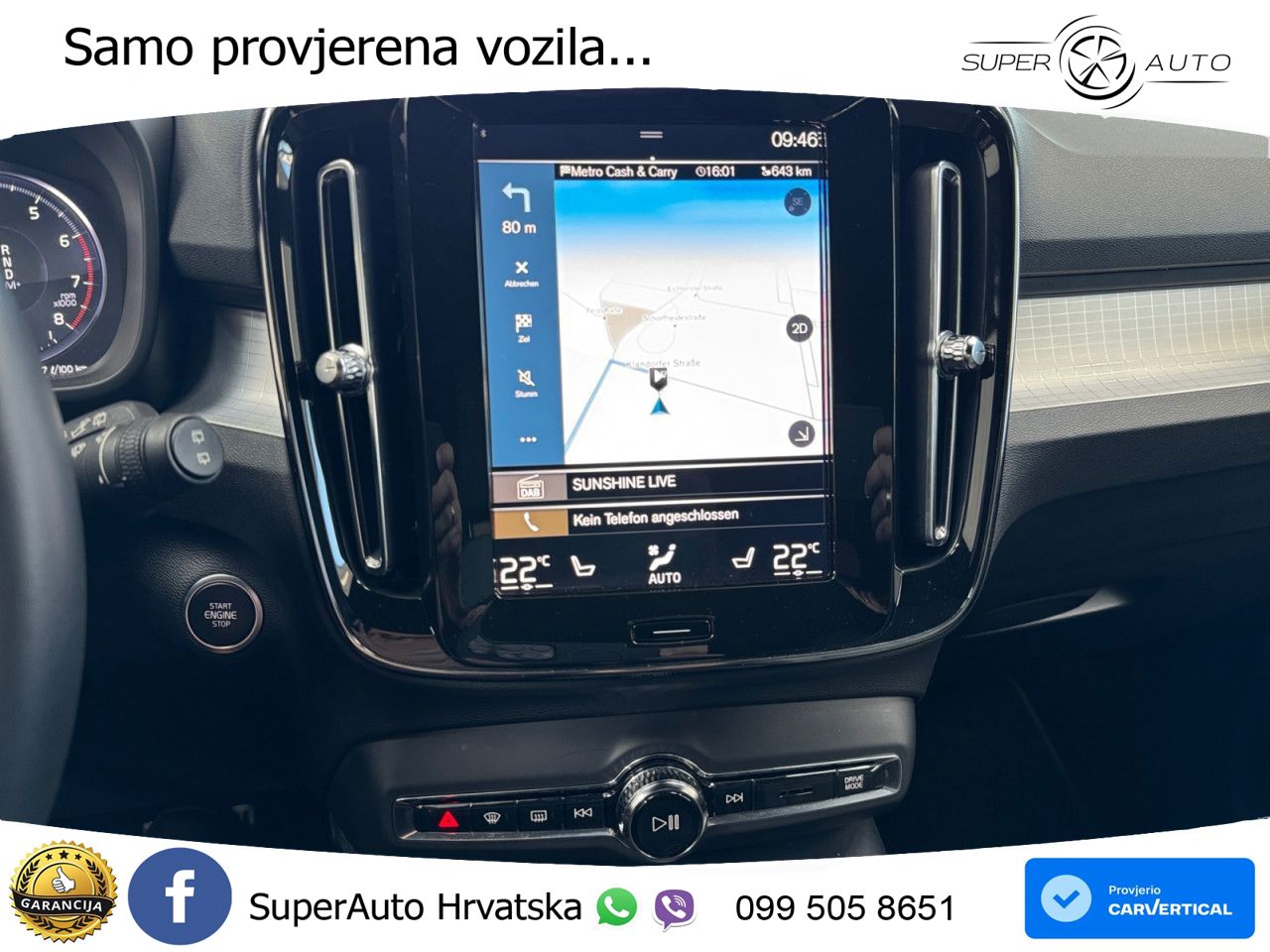 Volvo XC40 2.0 B3 163 KS Automatic LED+GR SJED+ACC