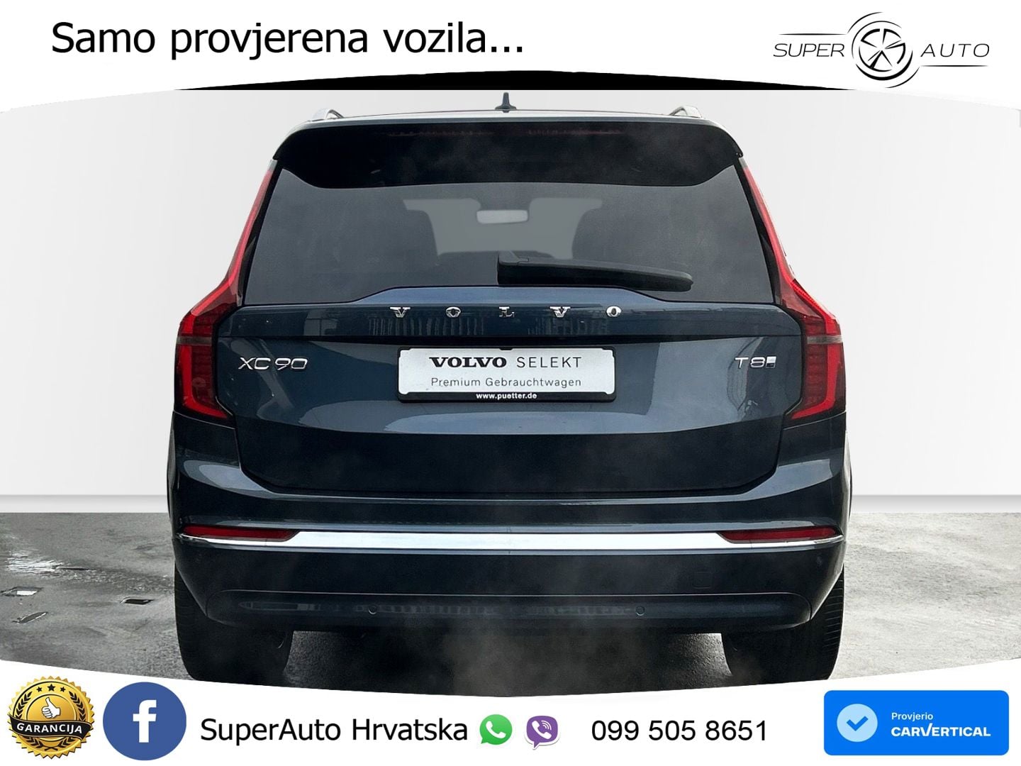 Volvo XC90 2.0 T8 AWD Automatic ACC+GR SJED+360+PANO
