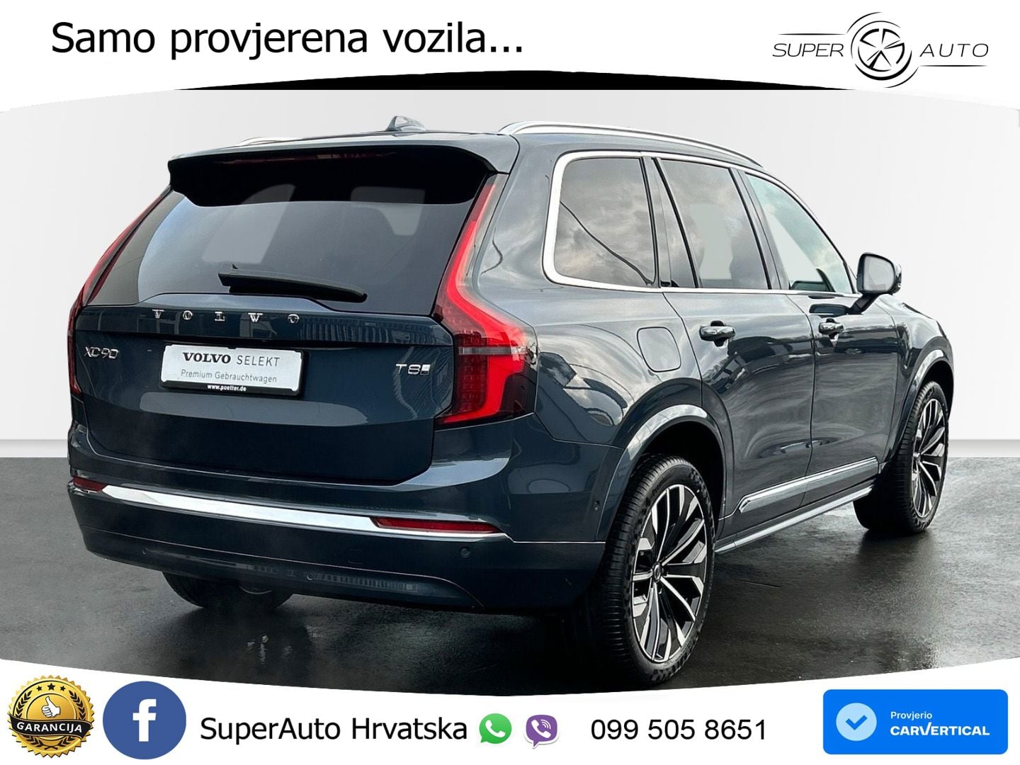 Volvo XC90 2.0 T8 AWD Automatic ACC+GR SJED+360+PANO