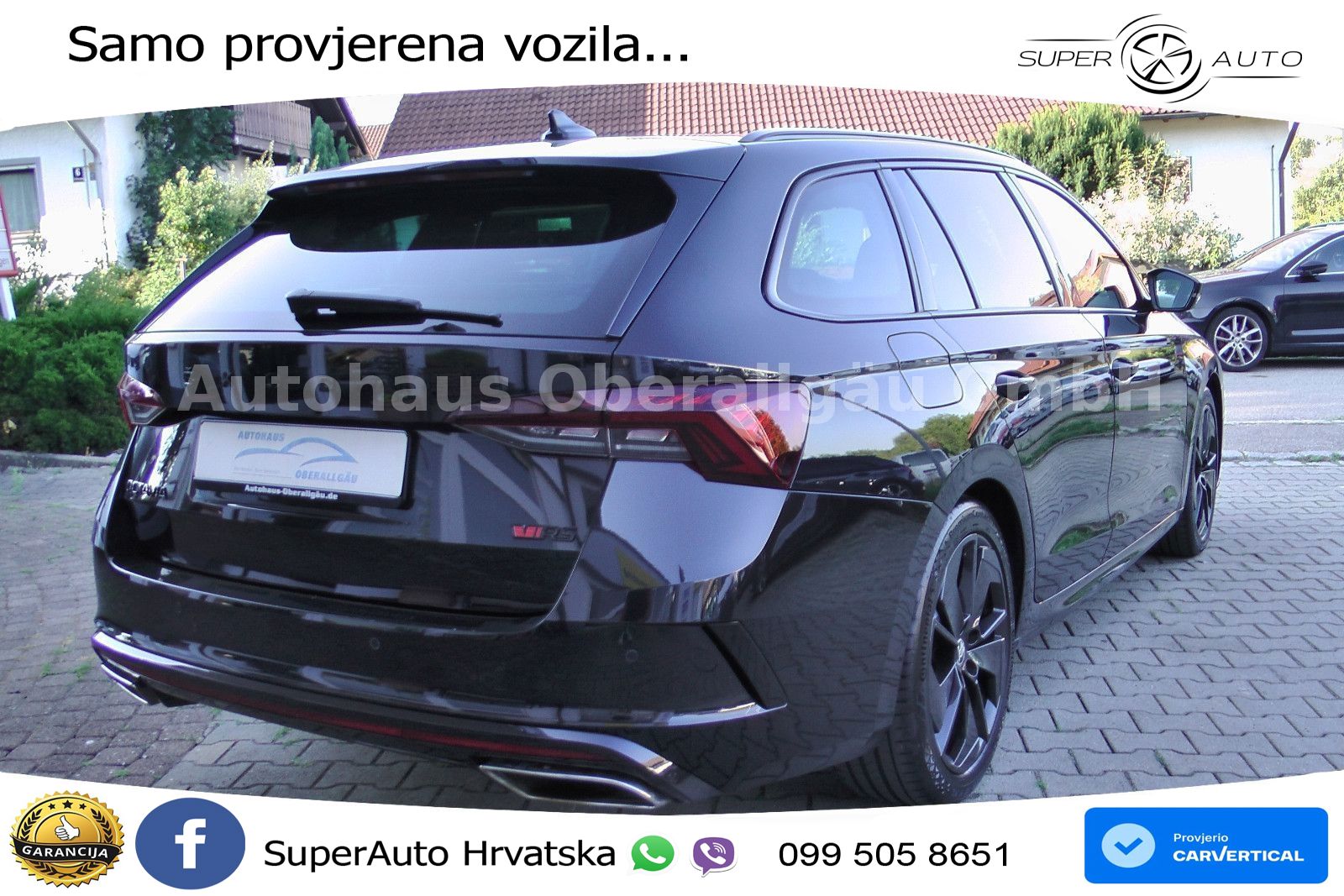 Skoda Octavia IV Combi RS 2.0 TSI (245 KS) DSG LED+GR SJED+ACC