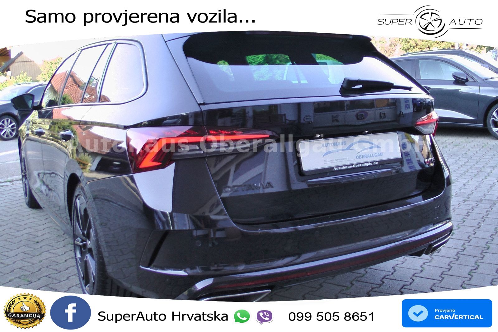 Skoda Octavia IV Combi RS 2.0 TSI (245 KS) DSG LED+GR SJED+ACC