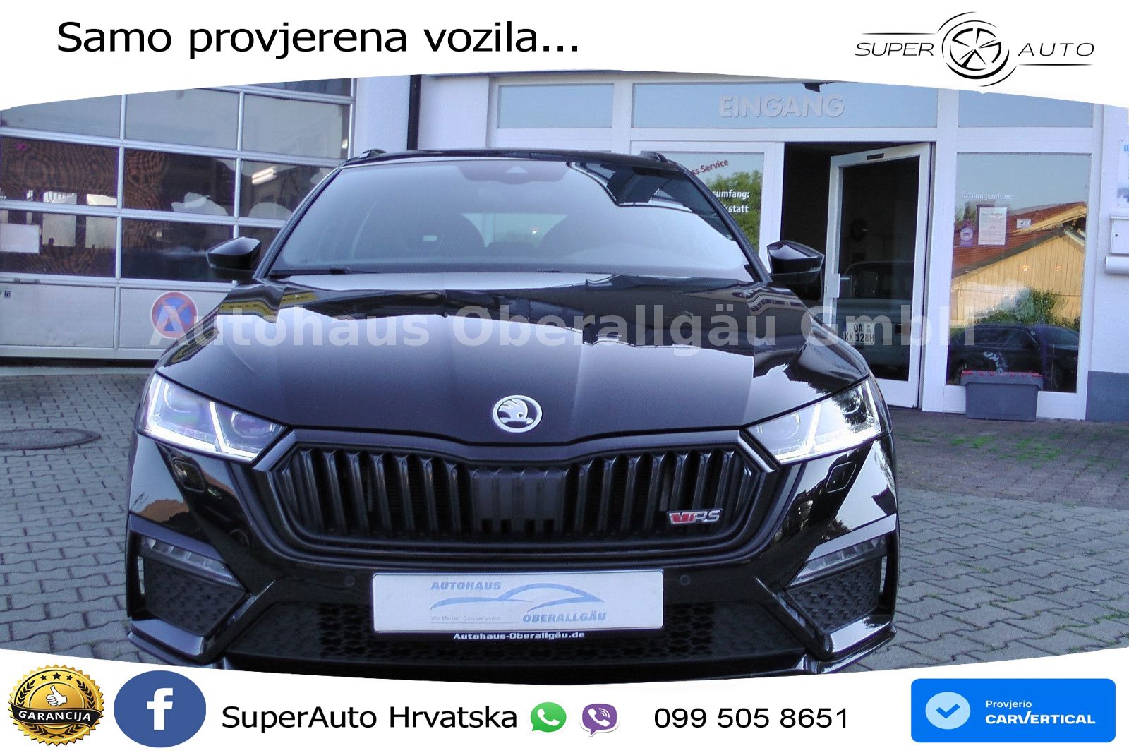 Skoda Octavia IV Combi RS 2.0 TSI (245 KS) DSG LED+GR SJED+ACC