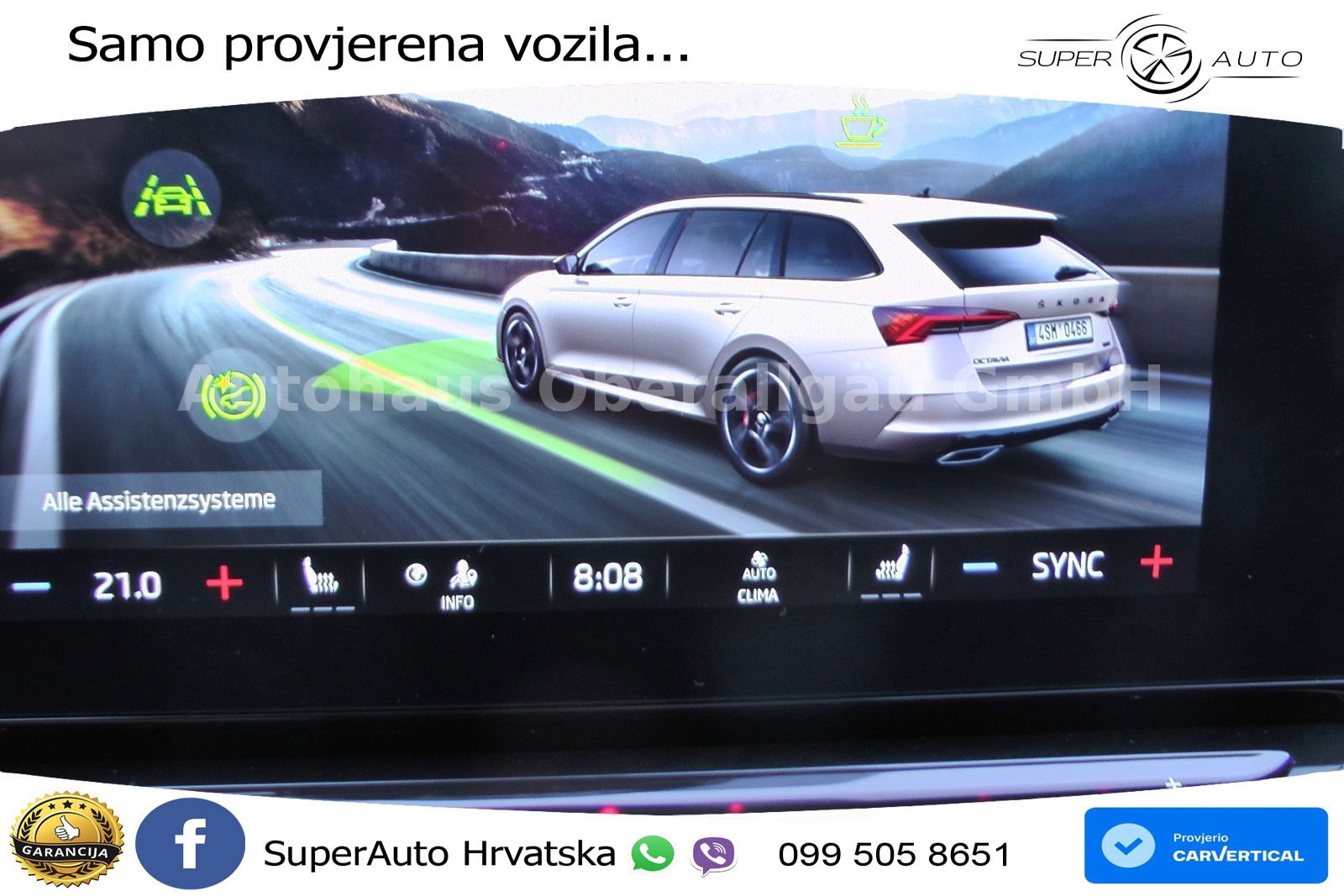 Skoda Octavia IV Combi RS 2.0 TSI (245 KS) DSG LED+GR SJED+ACC