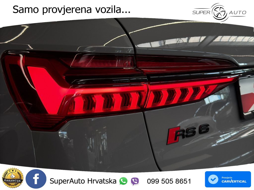 Audi RS6 Avant 4.0 TFSI V8 (600 KS) quattro Tiptronic MATRIX+GR SJED+KAM