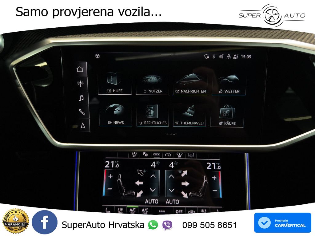 Audi RS6 Avant 4.0 TFSI V8 (600 KS) quattro Tiptronic MATRIX+GR SJED+KAM