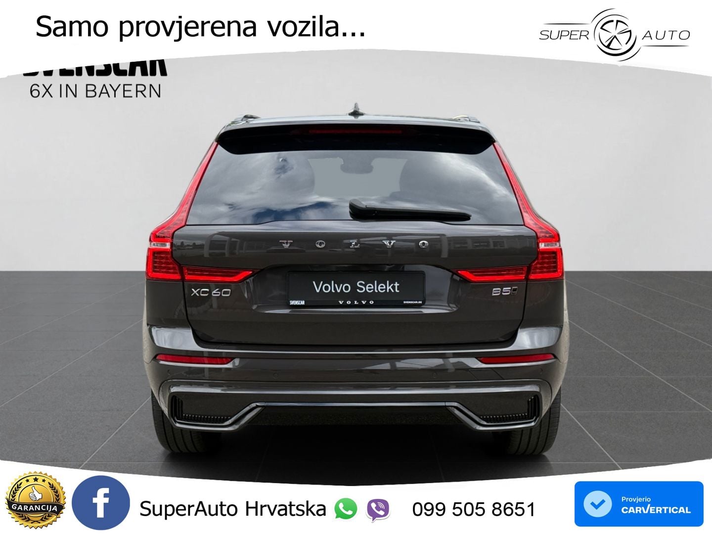 Volvo XC60 B5 Diesel AWD Geartronic ZRAČNI+ACC+GR SJED+KAM+PANO