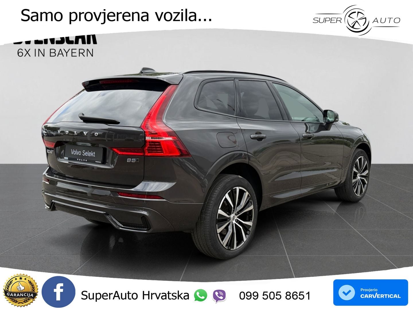 Volvo XC60 B5 Diesel AWD Geartronic ZRAČNI+ACC+GR SJED+KAM+PANO