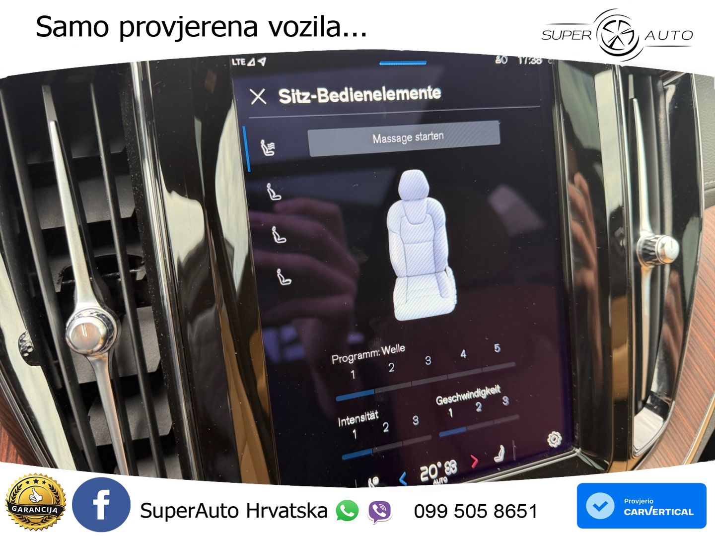 Volvo XC60 B5 Diesel AWD Geartronic ZRAČNI+ACC+GR SJED+KAM+PANO