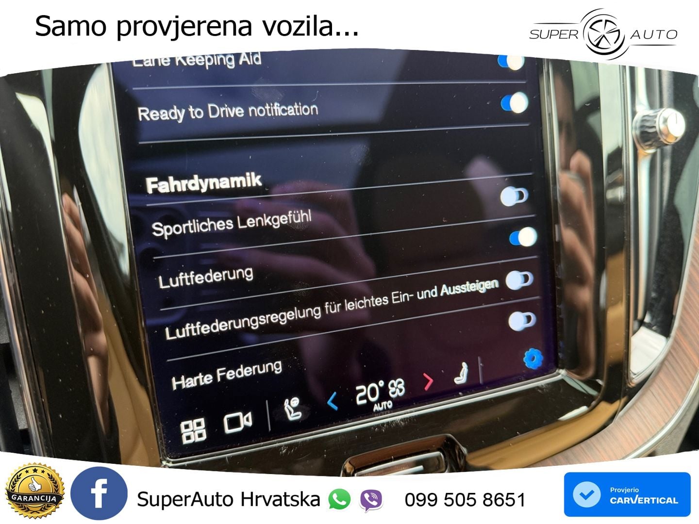Volvo XC60 B5 Diesel AWD Geartronic ZRAČNI+ACC+GR SJED+KAM+PANO