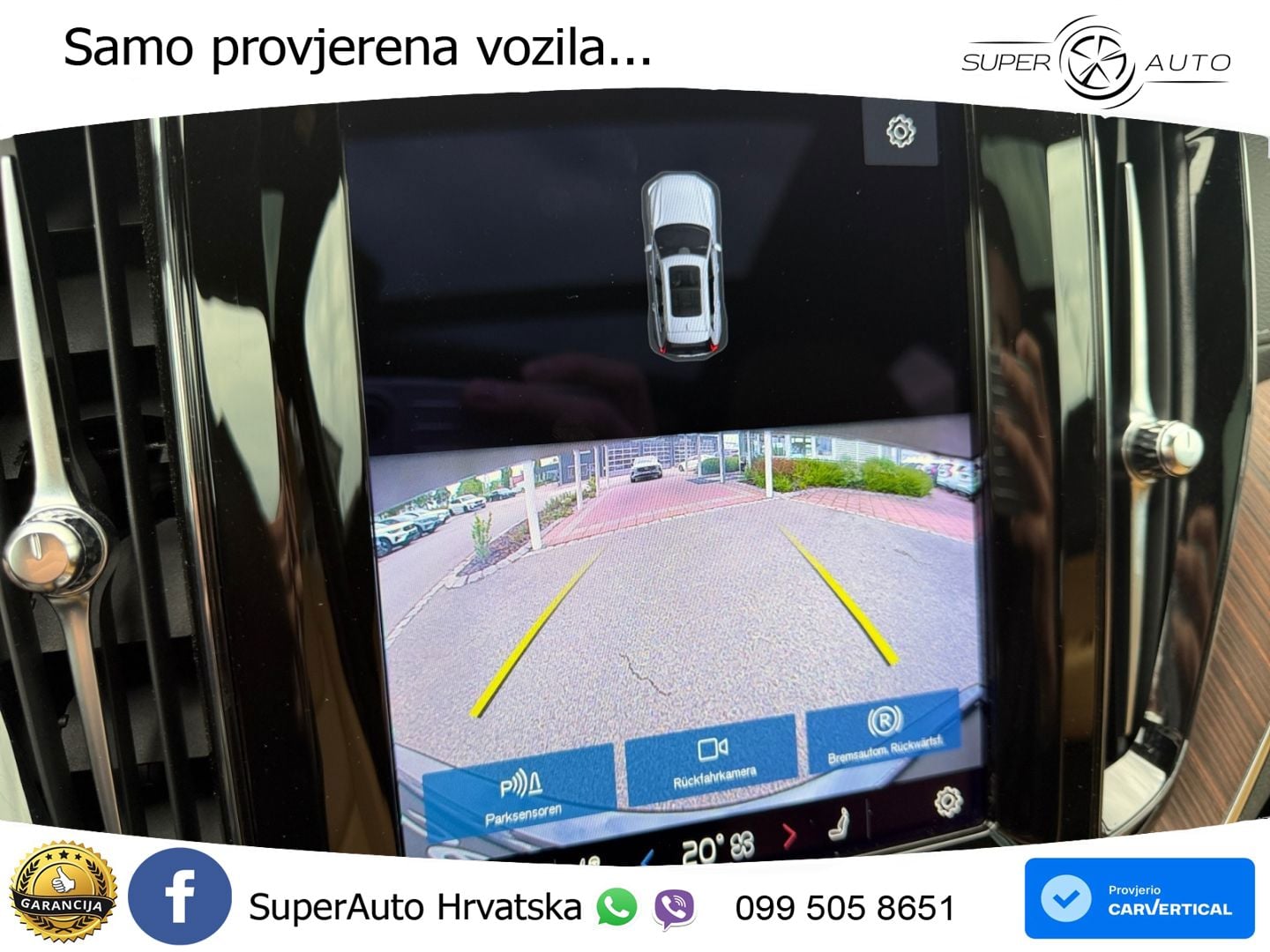 Volvo XC60 B5 Diesel AWD Geartronic ZRAČNI+ACC+GR SJED+KAM+PANO